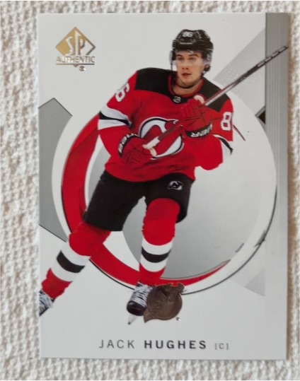 2024-25 Upper Deck SP Authentic #13 Jack Hughes — front