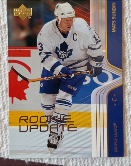 2003-04 Upper Deck Rookie Update #80 Mats Sundin — front