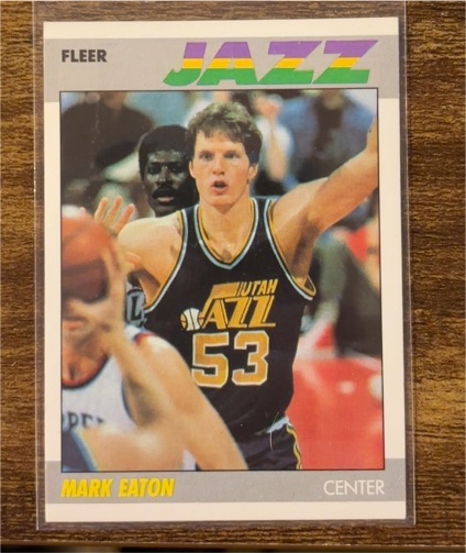 1987-88 Fleer #32 Mark Eaton — front