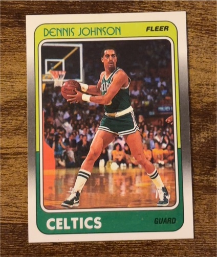 1988-89 Fleer #10 Dennis Johnson — front