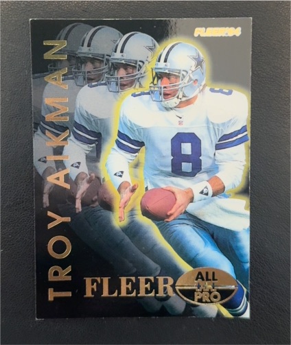 1994 Fleer All-Pro #1 Troy Aikman — front