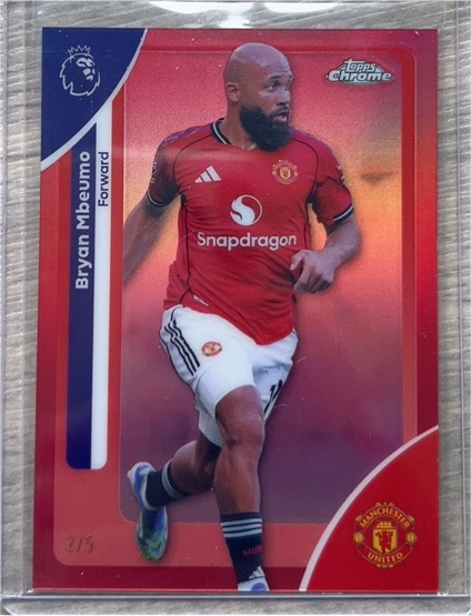 2026 Topps Chrome Premier League #131 Bryan Mbeumo — front