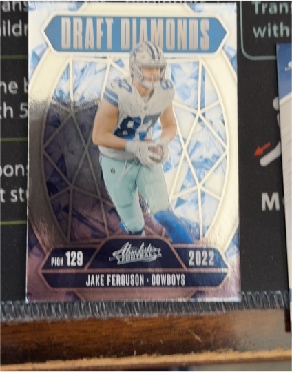 2022 Panini Absolute Draft Diamonds #129 Jake Ferguson — front