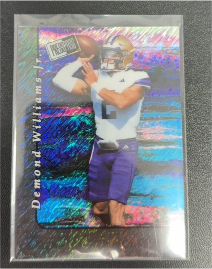 2024 Leaf Press Pass # Demond Williams Jr. — front