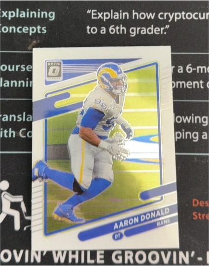 2021 Panini Donruss Optic #187 Aaron Donald — front