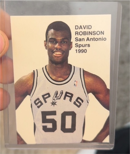 1990 NBA Superstars #NNO David Robinson — front