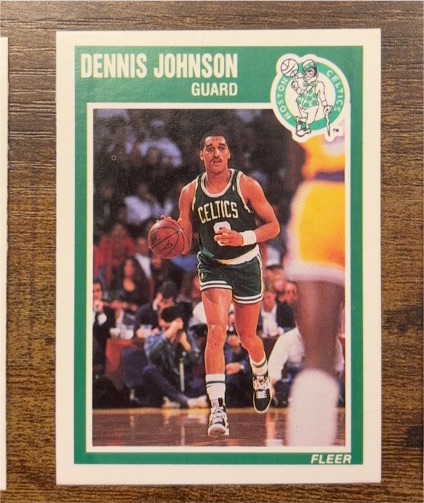 1989-90 Fleer #9 Dennis Johnson — front
