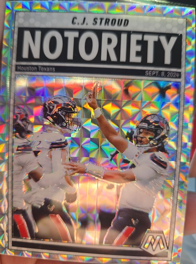 2025 Panini Mosaic #5 C.J. Stroud Notoriety — front