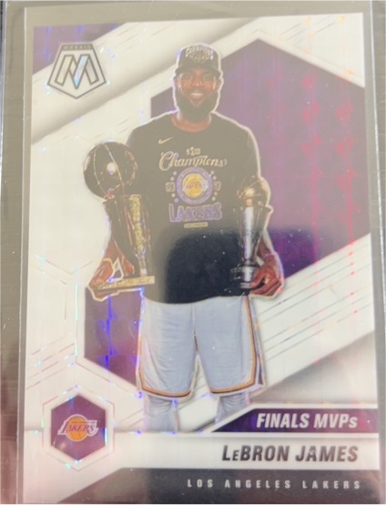 2020-21 Panini Mosaic #297 LeBron James Finals MVPs — front