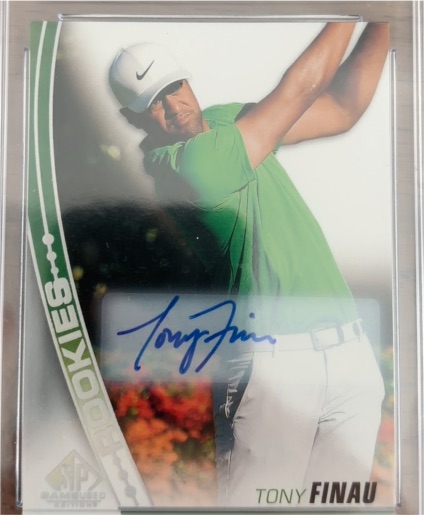 2021 SP Game Used Rookies #30 Tony Finau — front