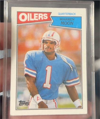 1987 Topps #307 Warren Moon — front