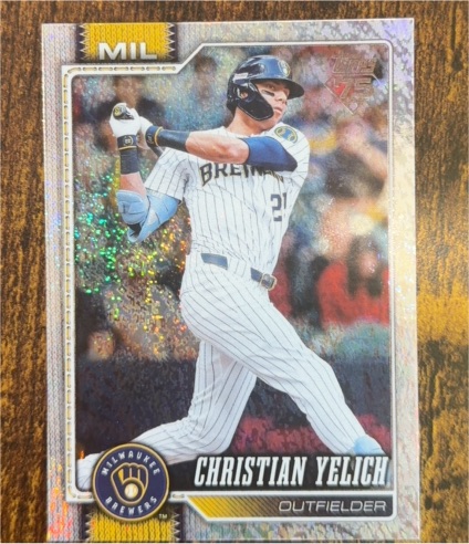 2026 Topps Series 1 #154 Christian Yelich — front