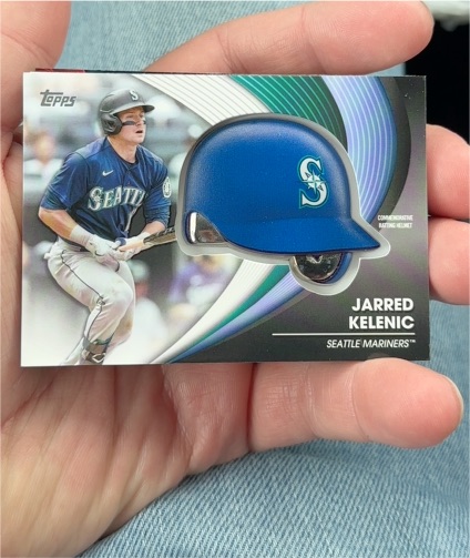 2022 Topps Series 2 #BH-JK Jarred Kelenic Commemorative Batting Helmet — front