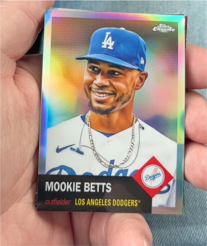 2022 Topps Chrome Platinum Anniversary #350 Mookie Betts — front