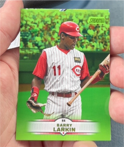 2025 Topps Stadium Club #27 Barry Larkin — front