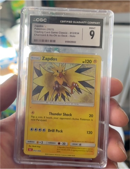 2023 Pokémon Classic Collection #012 Zapdos — front