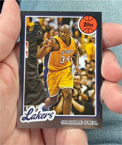 2025-26 Topps #80BK-4 Shaquille O'Neal — front