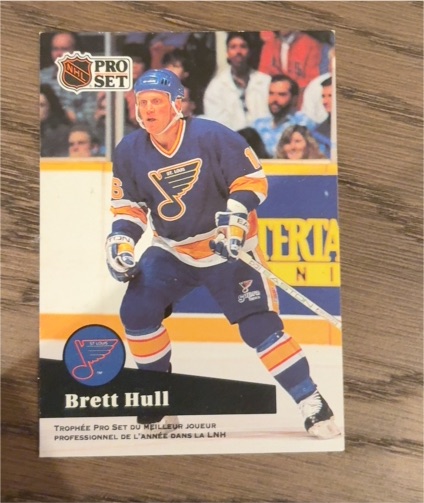 1991-92 Pro Set #326 Brett Hull — front