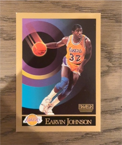 1990 Skybox #138 Earvin Johnson — front