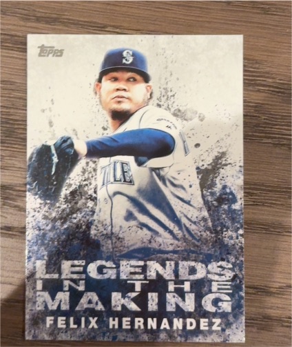 2018 Topps Legends in the Making #LITM-25 Felix Hernandez — front