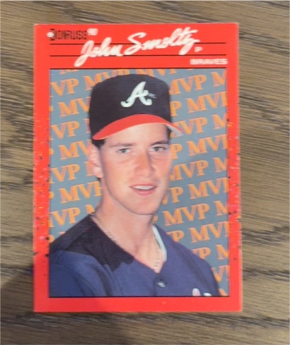 1990 Donruss #BC-12 John Smoltz — front