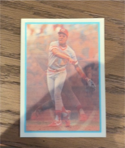 1986 Sportflics #50 Pete Rose — front