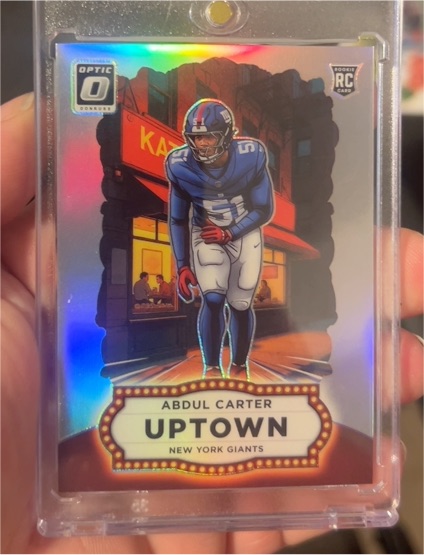 2025 Panini Donruss Optic #1 Abdul Carter Uptown Rookie — front