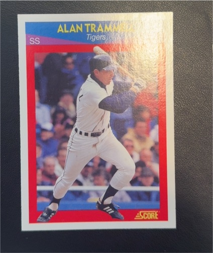 1990 Score 100 Superstars #41 Alan Trammell — front