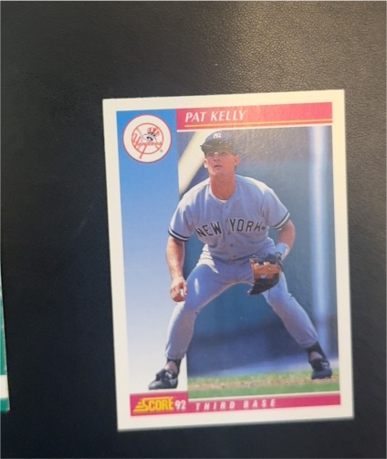 1992 Score #185 Pat Kelly — front
