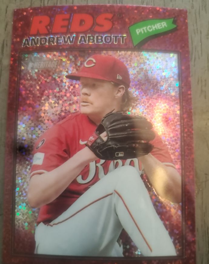 2026 Topps Heritage #31 Andrew Abbott — front