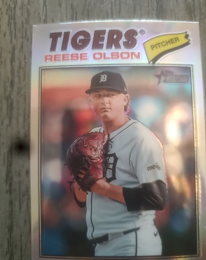 2026 Topps Heritage #71 Reese Olson — front