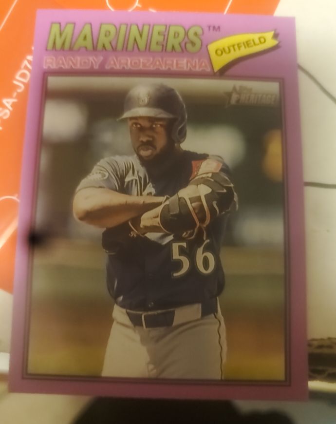 2026 Topps Heritage #286 Randy Arozarena — front