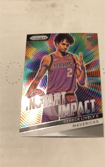 2023-24 Panini Prizm #14 Dereck Lively II Instant Impact Rookie — front