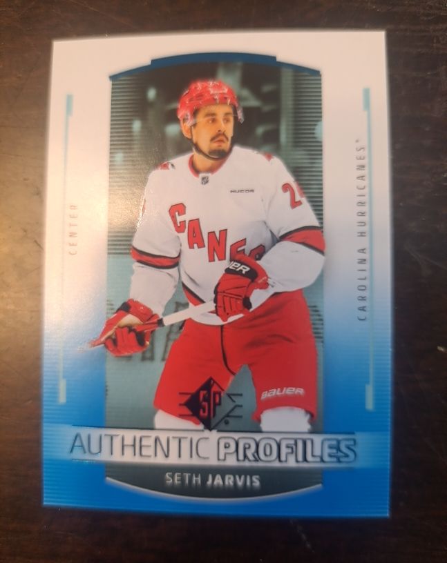 2025-26 Upper Deck SP Authentic Profiles #AP-3 Seth Jarvis — front