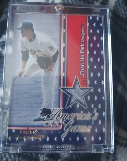 2002 Fleer Maximum America's Game Chan Ho Park — front