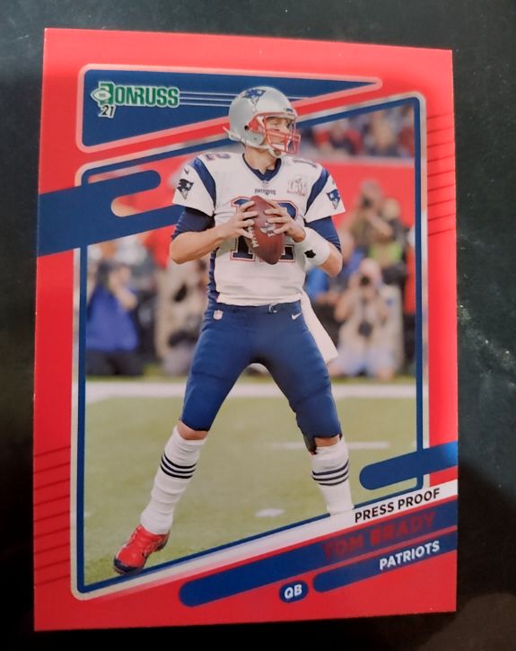 2021 Donruss Press Proof Red #2 Tom Brady — front