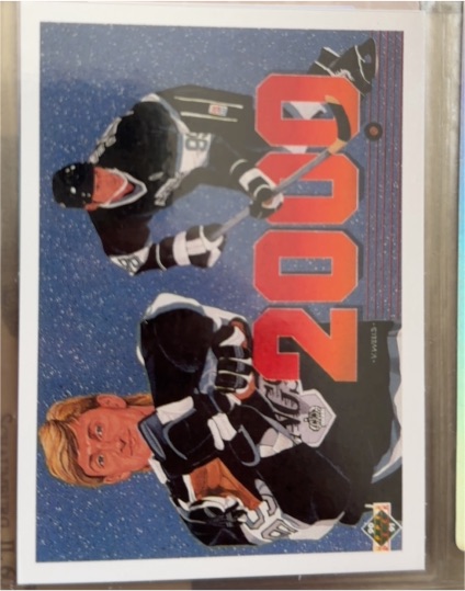 1990-91 Upper Deck #545 Wayne Gretzky 2000th Point — front