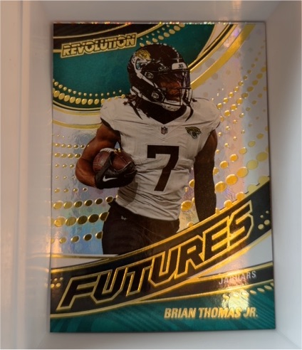 2025 Panini Revolution #11 Brian Thomas Jr. Futures — front