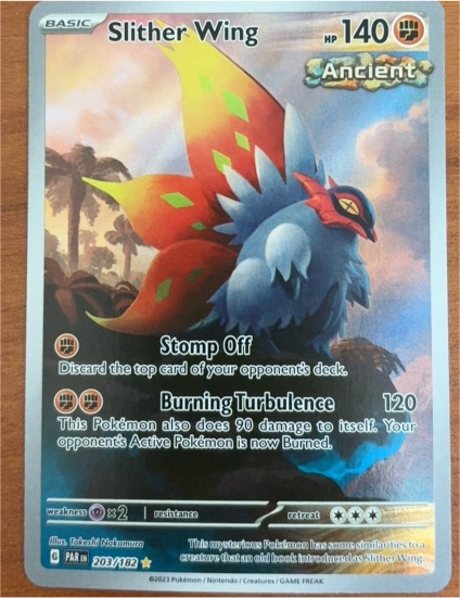 2023 Pokémon SV04: Paradox Rift #203 Slither Wing — front