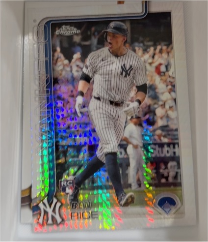 2025 Topps Chrome #139 Ben Rice — front