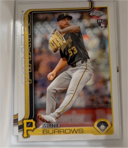 2025 Topps Chrome #78 Mike Burrows — front
