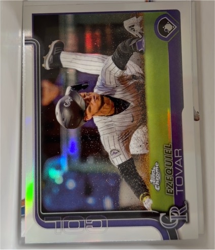 2025 Topps Chrome #154 Ezequiel Tovar — front