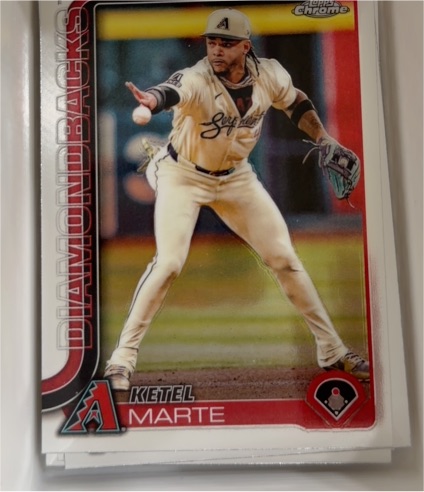 2025 Topps Chrome #272 Ketel Marte — front