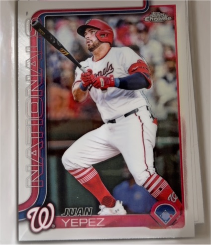 2025 Topps Chrome #16 Juan Yepez — front