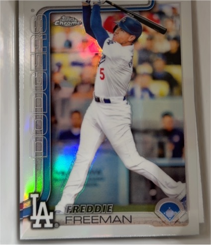2025 Topps Chrome #23 Freddie Freeman — front