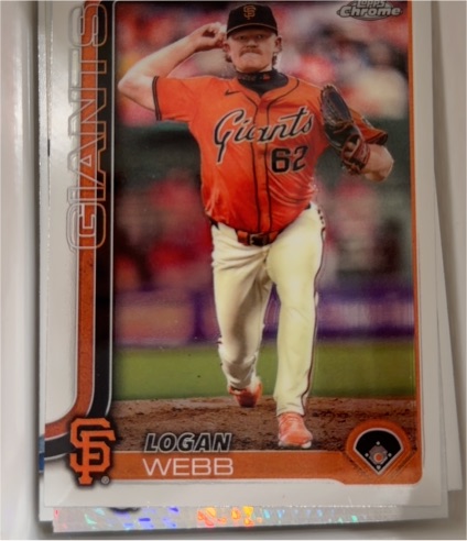 2025 Topps Chrome #296 Logan Webb — front
