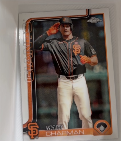 2025 Topps Chrome #148 Matt Chapman — front