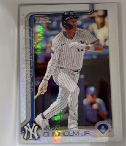 2025 Topps Chrome #283 Jazz Chisholm Jr. — front