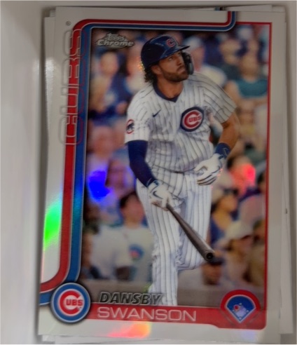 2025 Topps Chrome #215 Dansby Swanson — front