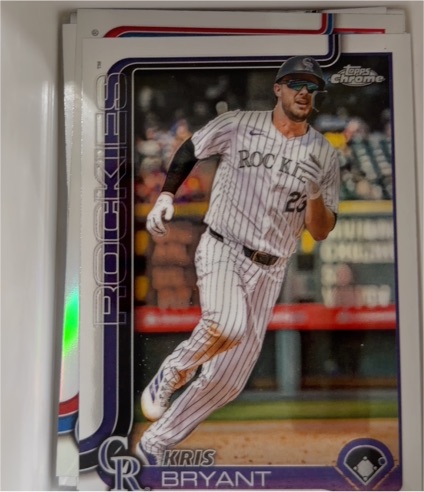 2025 Topps Chrome #248 Kris Bryant — front